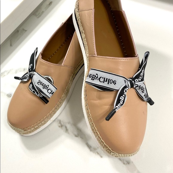 camel/tan platform espadrilles - Picture 2 of 5